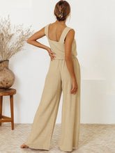 Load image into Gallery viewer, Square Neck Sleeveless Top and Pants Set