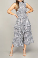 Load image into Gallery viewer, Tiered maxi dress with ruffle trim
