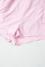 Load image into Gallery viewer, Pink Boho Floral Print Cropped Top Mini Skirt Set
