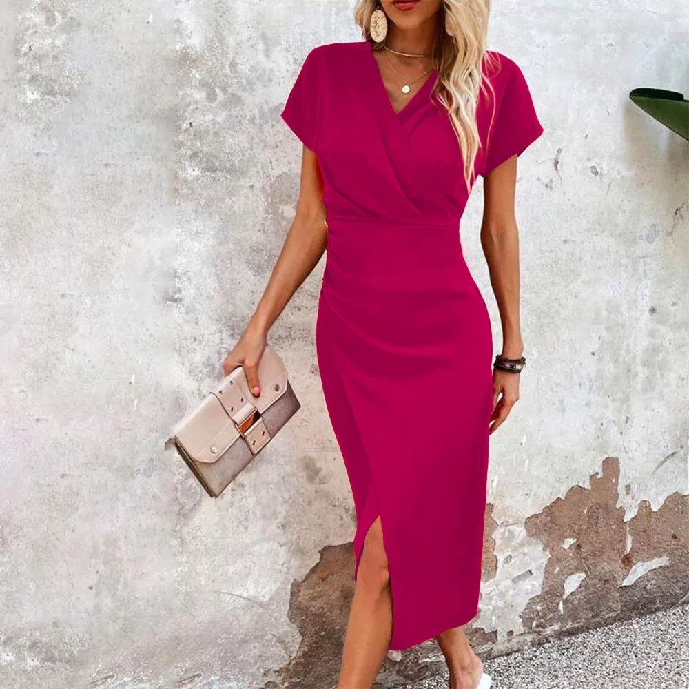 Orange Midi Party Dresses