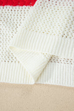 Load image into Gallery viewer, Sky Blue Flag Graphic Short Sleeve Sweater Top
