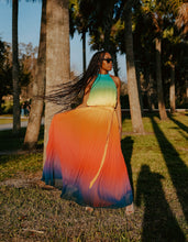 Load image into Gallery viewer, Ombre Rainbow Maxi Dress - Glitz Chica Boutique
